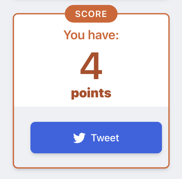 You have 4 points